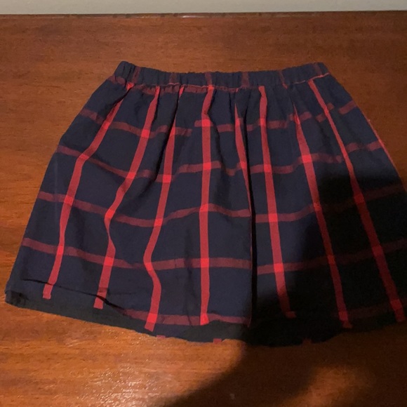Crew cuts red and navy striped skirt girls 6-7 - Picture 2 of 6